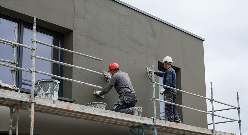 ¿Puedo reparar la fachada de mi vivienda en invierno?