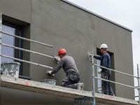 ¿Puedo reparar la fachada de mi vivienda en invierno?