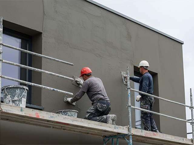 ¿Puedo reparar la fachada de mi vivienda en invierno?